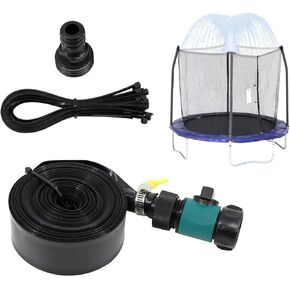 خرطوم رش الترامبولين بطول 39 قدمًا، ملحق لعب المياه في الهواء الطلق للترامبولين، لعبة ممتعة للمياه في الفناء الخلفي للصيف للأطفال، ملحق ترامبولين سهل التركيب للألعاب والتمارين الخارجية in Kuwait