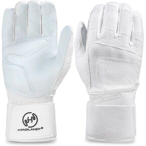 HANDLANDY Baseball Batting Gloves for Men & Women, Breathable Softball Batting Gloves with Long Cuff for Adult in Kuwait