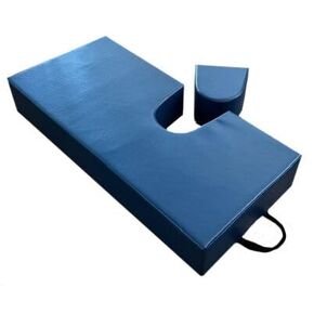 Veterinary Echocardiography Mattress - 39" x 18" x 6", Cutout for Ultrasound, USA Made in Kuwait
