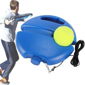 Self Tennis Practice Solo TennisTrainer, Solo TennisPractice Rebounder Ball with String and Weighted Base, Portable Self Training Tool for Beginners, Indoor Outdoor Tennis Return Equipment in Saudi Arabia