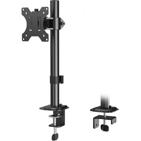MOUNTUP Single Monitor Mount, Adjustable Monitor Stand for Max 32 Inch Flat Curved Computer Screen, Monitor Arm Desk Mount Fit VESA 75x75& 100x100, up to 17.6lbs, with C-Clamp and Grommet Base, Black in Kuwait