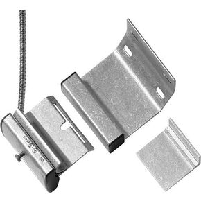 2315A-L 2300 Series Panel Door Magnetic Contact for Overhead Door, IP67 Rated, Aluminum Housing, 100V Operating Voltage, 0.5A, 7.5W/VA – Track Mount with 2' SS Armored Lead, 3" Gap in Kuwait