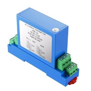 1PCS DC24V DIN Current Transducer Transmitter 0-1A 0-5A 0-10A Current Transmitter 4-20mA 0-10V 0-5V RS485 AC Current Sensor JXK-21(0-5V Out,AC0-3A) in Saudi Arabia