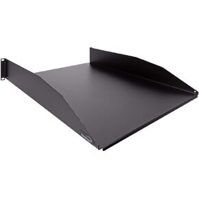 NavePoint 2U 19-Inch Rack Mount Cantilever Server Cabinet Shelf with Lip 22-Inches Deep Black in Kuwait