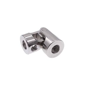 1pc Universal Coupling Shaft Coupler Metal Joint Carbon Steel Motor Connector Length 23mm Width 11mm Shaft Adjustable in Kuwait