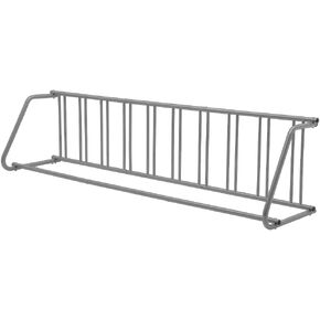 10-Bike Commercial Floor Rack, Heavy Duty Powder-Coated Steel Grid Organizer, Freestanding Double-Sided Storage for Garages/Storefronts/Schools in Kuwait