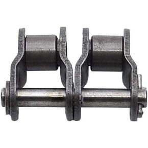 1Pcs #60-2 Double Strand Roller Chain Connecting Links- Offset Link Half Link Carbon Steel for 12A-2#60H-2 Roller Chain in Kuwait