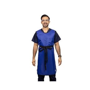 X-Ray Apron (Tie Closure) - XLarge, Lightweight Lead Front Protection, 0.5mm Pb Equiv, USA Made in Kuwait