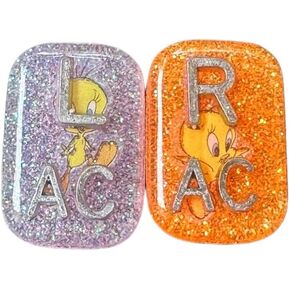 Yellow Bird X-ray Markers, 2 or 3 Initials,Cute, Small Rectangle, Glitter in Kuwait