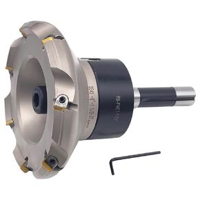 مطحنة وجه قابلة للفهرسة مقاس 6 بوصات و45 درجة CME مع أربور R8، تتضمن إدراجات SEAN42، و7 مزامير in Kuwait