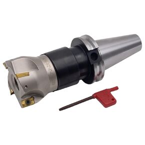 مطحنة وجه قابلة للفهرسة 2-1/2 بوصة CME مع CAT40 Arbor، إدراج APKT1604، 4 مزامير in Kuwait