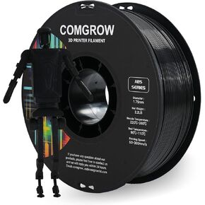 خيوط Comgrow TPU، 1.75 مم، 95A لينة TPU مرنة خيوط طابعة ثلاثية الأبعاد سوداء 1 كجم (2.2 رطل)، دقة الأبعاد +/- 0.02 مم، تناسب معظم طابعات FDM in Kuwait