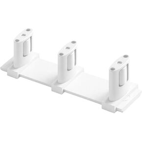 Sliding Closet Door Floor Roller Guide - Adjustable Width 3-Roller Design - Easy Install! (White) | Grovers Home Solutions in Kuwait