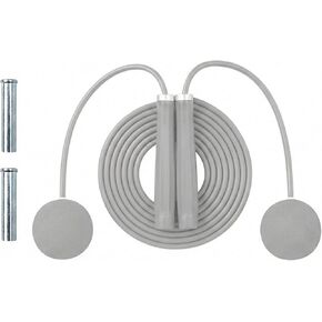 احتفظ بحبل القفز المرجح للياقة البدنية - حبل 2 في 1 لاسلكي وطويل مع كرات مرجحة 65 مم - حبل قفز ثقيل بدون حبال للرجال والنساء - تمرين القلب في صالة الألعاب الرياضية المنزلية الداخلية in Kuwait