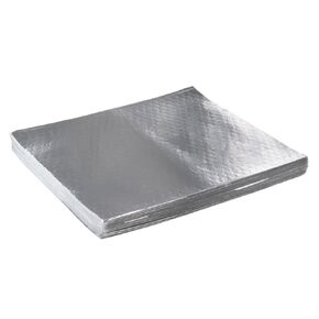 Bagcraft Papercon 300841 Foil/Paper Honeycomb Insulated Wrap, 16" Length x 14" Width, Silver (2 Packs of 500) in Kuwait