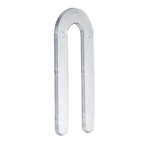 CRL Clear 1/8" x 3-1/2" Plastic Horseshoe Shims - CHS18 - Pack of 100 in Kuwait