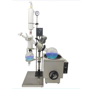 INTSUPERMAI 10L Lab Rotary Evaporators, 110V, Manual Lifting, Digital Screen, GG3.3 Glassware, 0-200 ℃ Water/Oil Bath, Vacuum Decompression Extraction Distiller Equipment for Lab in Kuwait