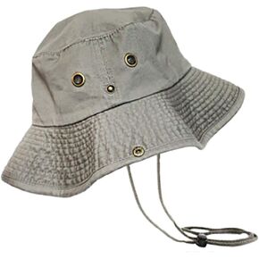 Newhattan Boonie Safari Bucket Hat Foldable Military Style Cap (Olive, L/XL) in Kuwait