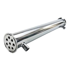 مكثف تقطير ثلاثي المشبك FlangeOD64mm 2 بوصة، ارتداد، مزيل البلغم L-400mm مع خيط أنثى 1/4 بوصة (خيط أنثوي) in Kuwait