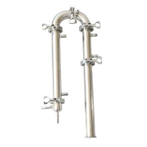 SS304 1.5 "مكثف عمود مبادل حراري من الفولاذ المقاوم للصدأ in Kuwait