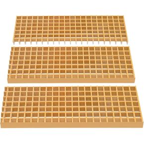 3 قطع من غطاء شبكة تصريف الخندق، مقاس 31.49 بوصة × 10.62 بوصة × 1.49 بوصة، أغطية خندق خارجية لشبكة الصرف الصحي، شبكة تصريف أرضية لممر الرصيف والصرف الصحي in Kuwait