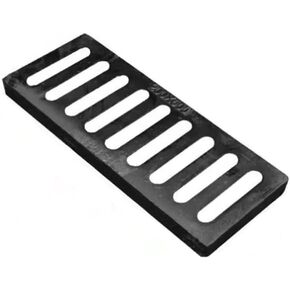 Cast Iron Channel Drain Grate – Non-Slip 20x4 & 20x6in Narrow Sewer Grate for Sidewalk, Factory & Concrete Floor Drain in Kuwait