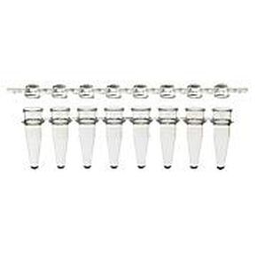 مجموعة كومبو باك مكونة من 8 شرائح من أنابيب PCR وأغطية مسطحة، باللون الأبيض in Kuwait