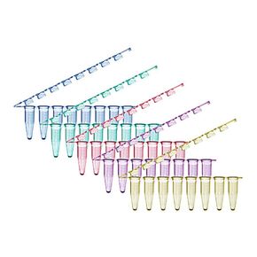 أنبوب Denville 1159V36 ذو 8 أشرطة مع أغطية مسطحة مفصلية، متنوعة (عبوة من 125 قطعة) in Kuwait