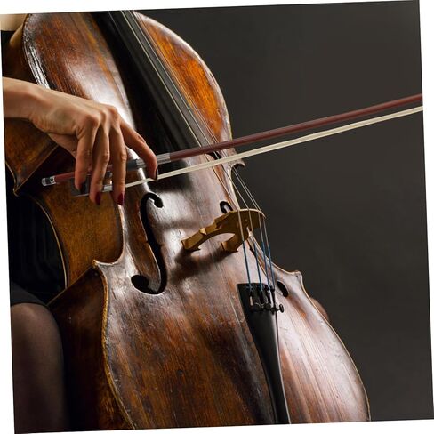 BESPORTBLE Violoncello Bow with Horsetail Hair Durable Brazilian Cello Bow Replacement Balanced for Tone for Beginners and Music Lovers in Saudi Arabia