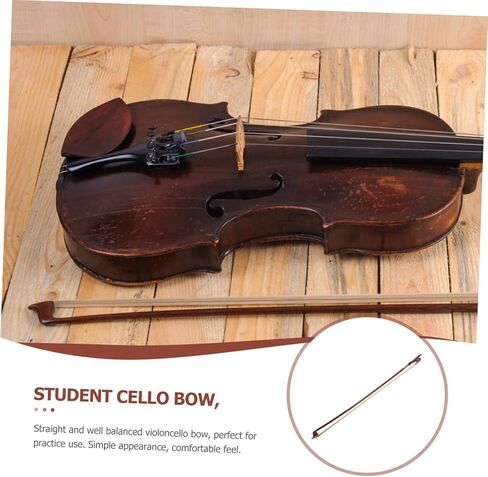VANZACK Practical Cello Bow Useful Cello Bow Accessory for Violoncellist Made of Materials in Saudi Arabia