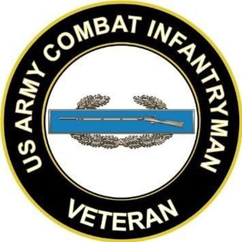 Six Pack of US Army Combat Infantryman 1st Award Veteran Decal Sticker - Sticker Graphic - Auto, Wall, Laptop, Cell, Truck Sticker for Windows, Cars, Trucks, Tool Boxes, laptops in Saudi Arabia