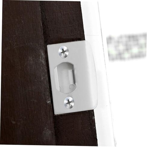 مجموعة أطباق 6 قطع من الفولاذ المقاوم للصدأ لتعزيز الباب وأمانه - ألواح غطاء قفل متينة للاستخدام الداخلي والخارجي in Kuwait