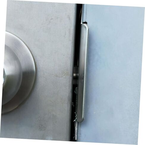 مجموعة أطباق 6 قطع من الفولاذ المقاوم للصدأ لتعزيز الباب وأمانه - ألواح غطاء قفل متينة للاستخدام الداخلي والخارجي in Kuwait