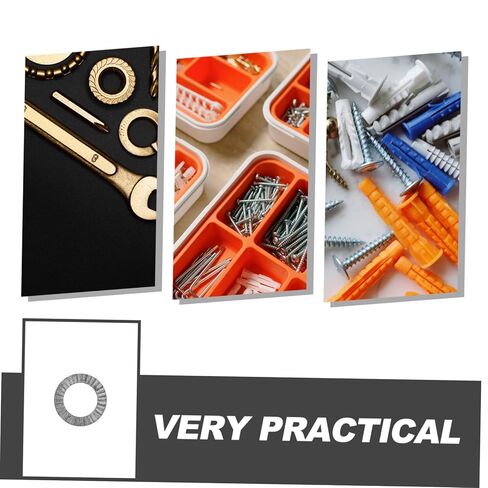 20Pcs Manganese Steel Wedge Locking Washers High-Strength Anti-Vibration Safety Tooth Washers for Screws Bolts Heavy-Duty Fasteners with Interlocking Teeth in Saudi Arabia
