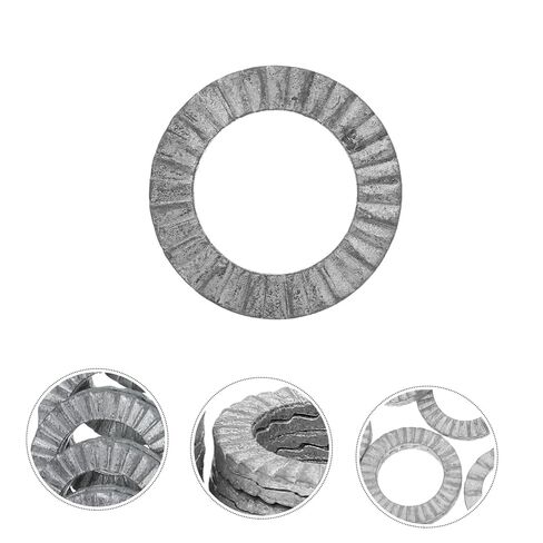 20Pcs Manganese Steel Wedge Locking Washers High-Strength Anti-Vibration Safety Tooth Washers for Screws Bolts Heavy-Duty Fasteners with Interlocking Teeth in Saudi Arabia