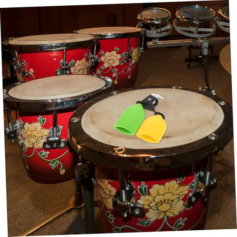 1pair Tone Cowbell Set Drum Bells for Percussion Bright and Easy to Play for Musical Events and Beginners in Saudi Arabia