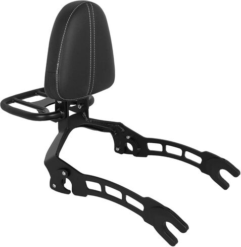 Motorcycle Upright Sissy Bar Backrest Passenger Seat Replacement for Indian Scout 2015-2024 Scout Sixty 2016-2024 Scout ABS 2019-2020 Detachable Backrest Luggage Rack in Saudi Arabia