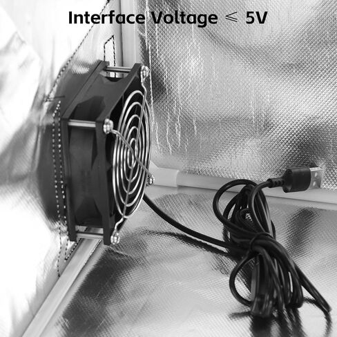 UniTak3D Smoke Exhaust Kit with Efficient Ventilation 4500RPM Fan and Pipe,Exhaust Smoke&Odors,Fan Fume Extraction Kit Exhaust Fan for Laser Engraver and 3D Printer Enclosure Tent Cover in Saudi Arabia