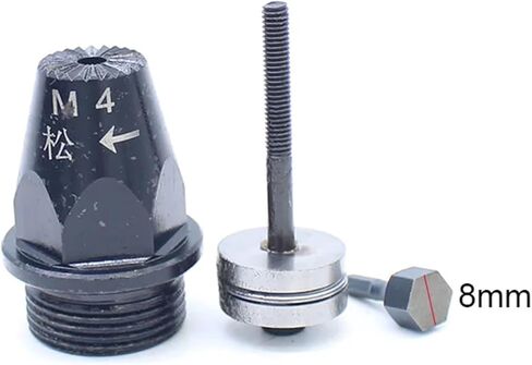 Pneumatic Riveter Parts Riveter Head M4-M10 Thread 23.62mm Price for 1pcs (M4) in Saudi Arabia