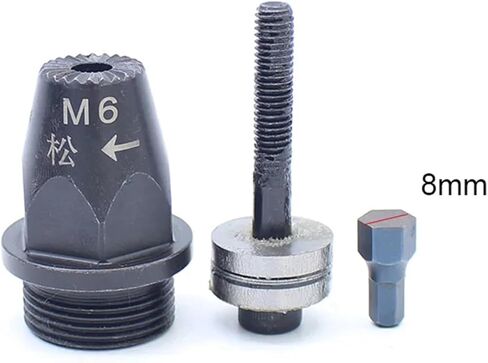 Pneumatic Riveter Parts Riveter Head M4-M10 Thread 23.62mm Price for 1pcs (M4) in Saudi Arabia
