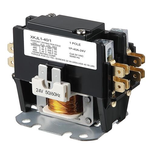Dreyoo 24V Coil 1 Pole Pole Completer ، UL Carrier Carrier HVAC Motor Toval ، ترحيل استبدال مكيف الهواء ، متوافق مع C230B ، المضخة الحرارية ، أنظمة التبريد (30 أ) in Kuwait