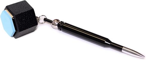 Kamui ROKU Pool cue Billiard Chalk - Blue - with Bullet Chalk Holder in Kuwait