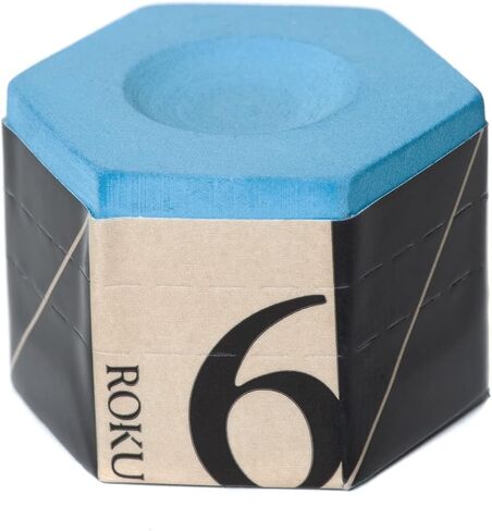 Kamui ROKU Pool cue Billiard Chalk - Blue - with Bullet Chalk Holder in Kuwait