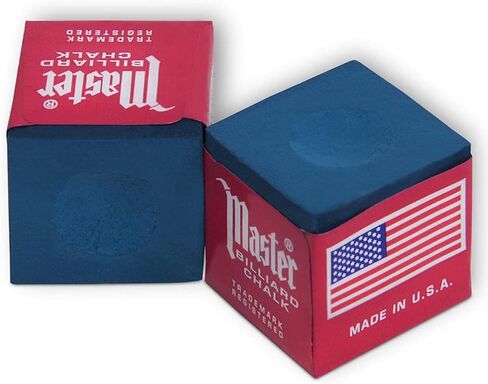 Master Billiard Pool Cue Chalk Quality - 1/2 Gross - 72 PCS - مصنوع في الولايات المتحدة الأمريكية in Kuwait