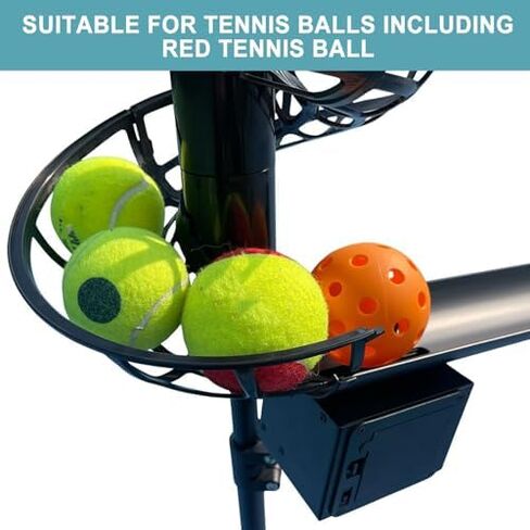 Portable Tennis Ball Tosser(4Kg), Electric Tennis Ball Dropping Machine, for Self-Play/Ball Launcher Beginners/Coaches/Home-Court, Efficient Feed Buddy in Kuwait