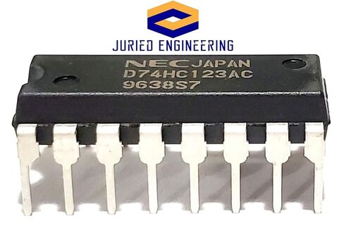 D74HC13AC CD74HC123E CD74HC123 74HC123 74123 منطق CMOS عالي السرعة ثنائي الهزاز المتعدد الأحادي القابل لإعادة التشغيل مع إعادة ضبط IC DIP-18 (حزمة من 5) in Saudi Arabia