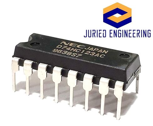 D74HC13AC CD74HC123E CD74HC123 74HC123 74123 منطق CMOS عالي السرعة ثنائي الهزاز المتعدد الأحادي القابل لإعادة التشغيل مع إعادة ضبط IC DIP-18 (حزمة من 5) in Saudi Arabia
