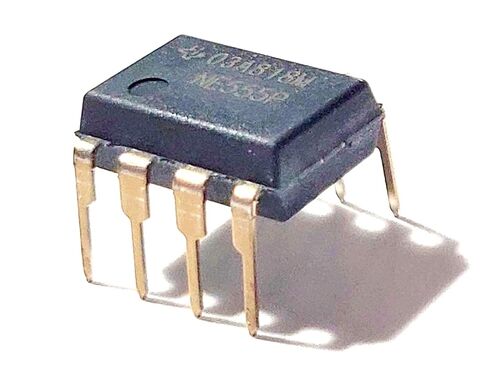 NE555P NE555 555 Single Precision Timer Breadboard-Friendly IC DIP-8 (Pack of 10) in Saudi Arabia