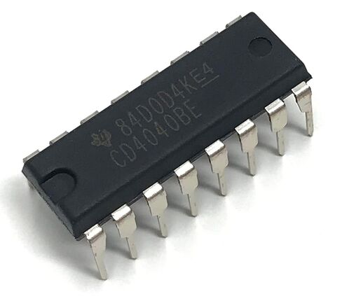 CD4040BE CD4040 CMOS 12-Stage Ripple-Carry Binary Counter/Divider Breadboard-Friendly IC DIP-16 (1 Piece) in Saudi Arabia