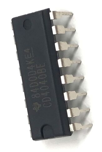 CD4040BE CD4040 CMOS 12-Stage Ripple-Carry Binary Counter/Divider Breadboard-Friendly IC DIP-16 (Pack of 20) in Saudi Arabia